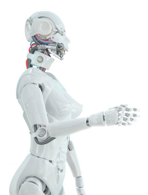 Androide robot femminile