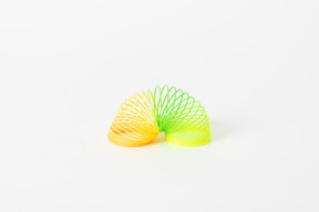 Colorful slinky toy