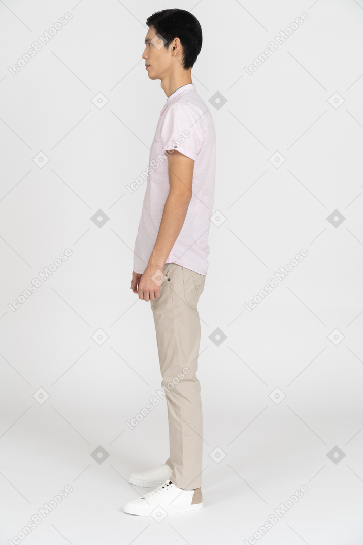 Man in casual clothes standing