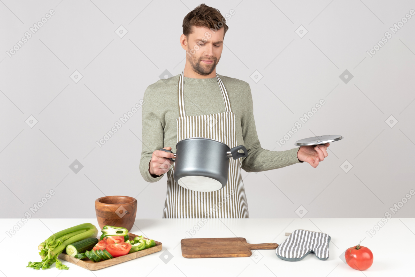空の鍋は再び料理の時間を意味する