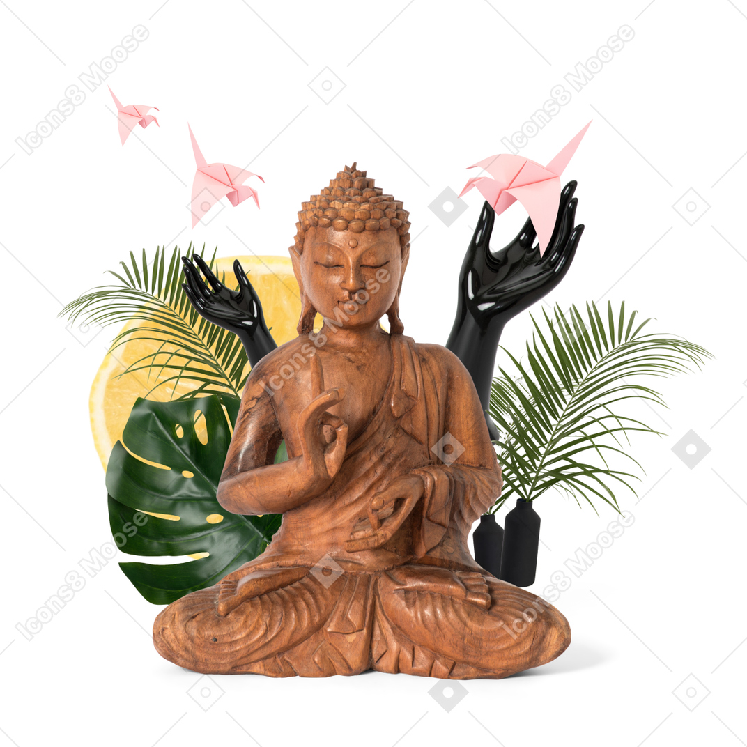 Statua di buddha