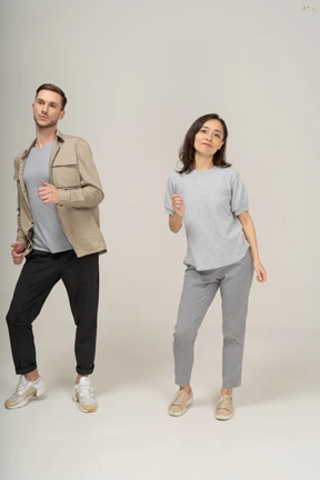 Young couple dancing