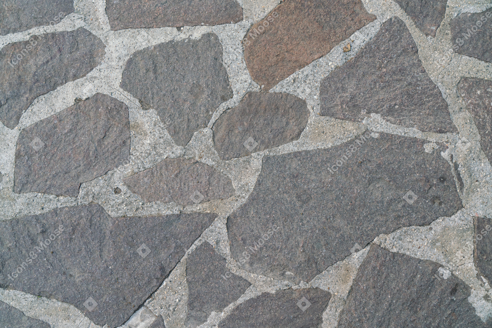 Closeup photo of a stone flooring