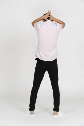 Man in casual clothes standing