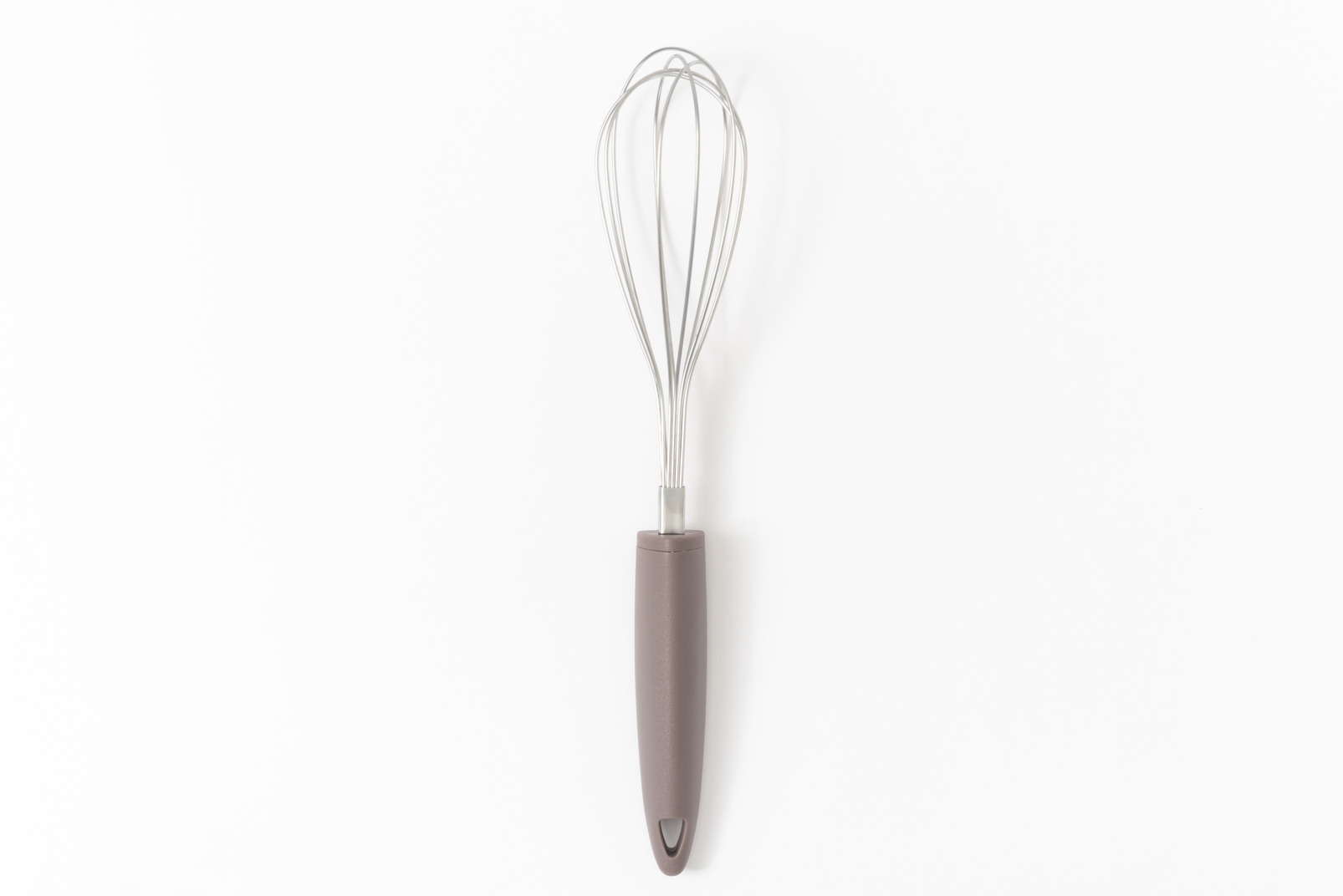 Whisk with brown handle