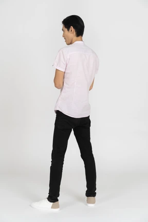 Man in casual clothes standing