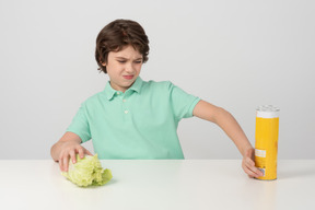 Des chips ou des légumes?