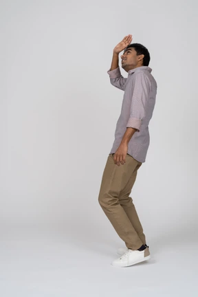 Man in casual clothes standing