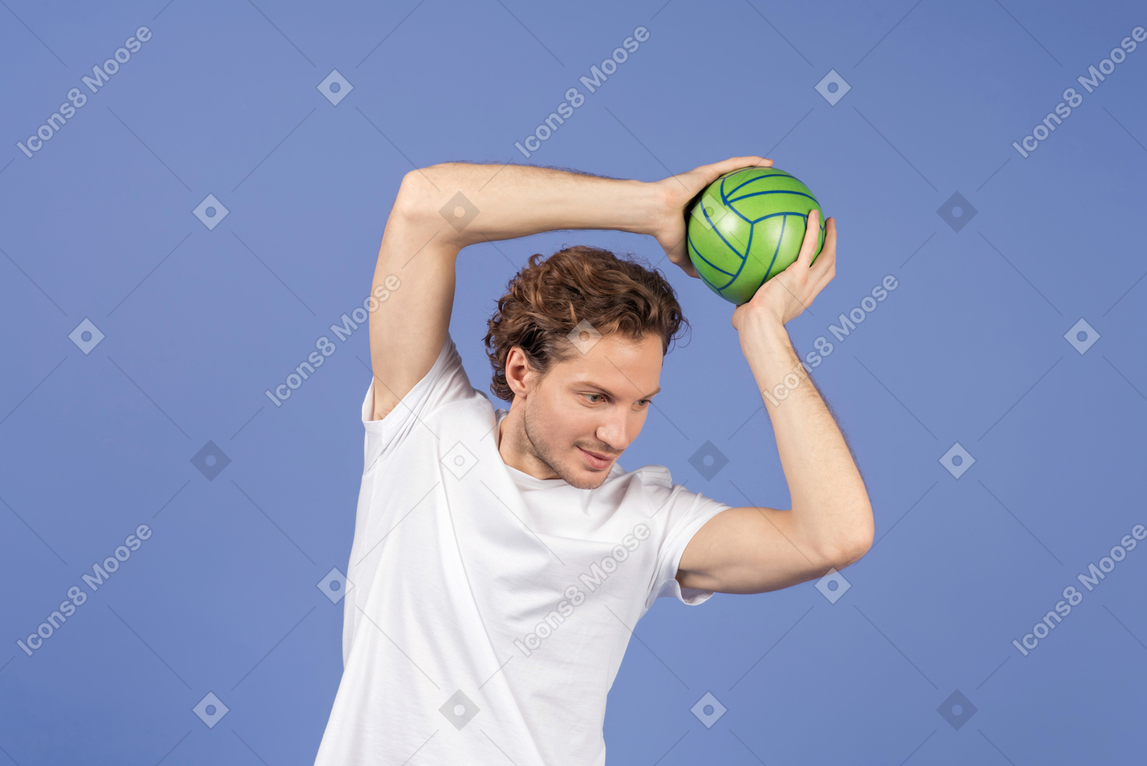 Stretching with a ball