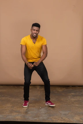Man in casual clothes standing