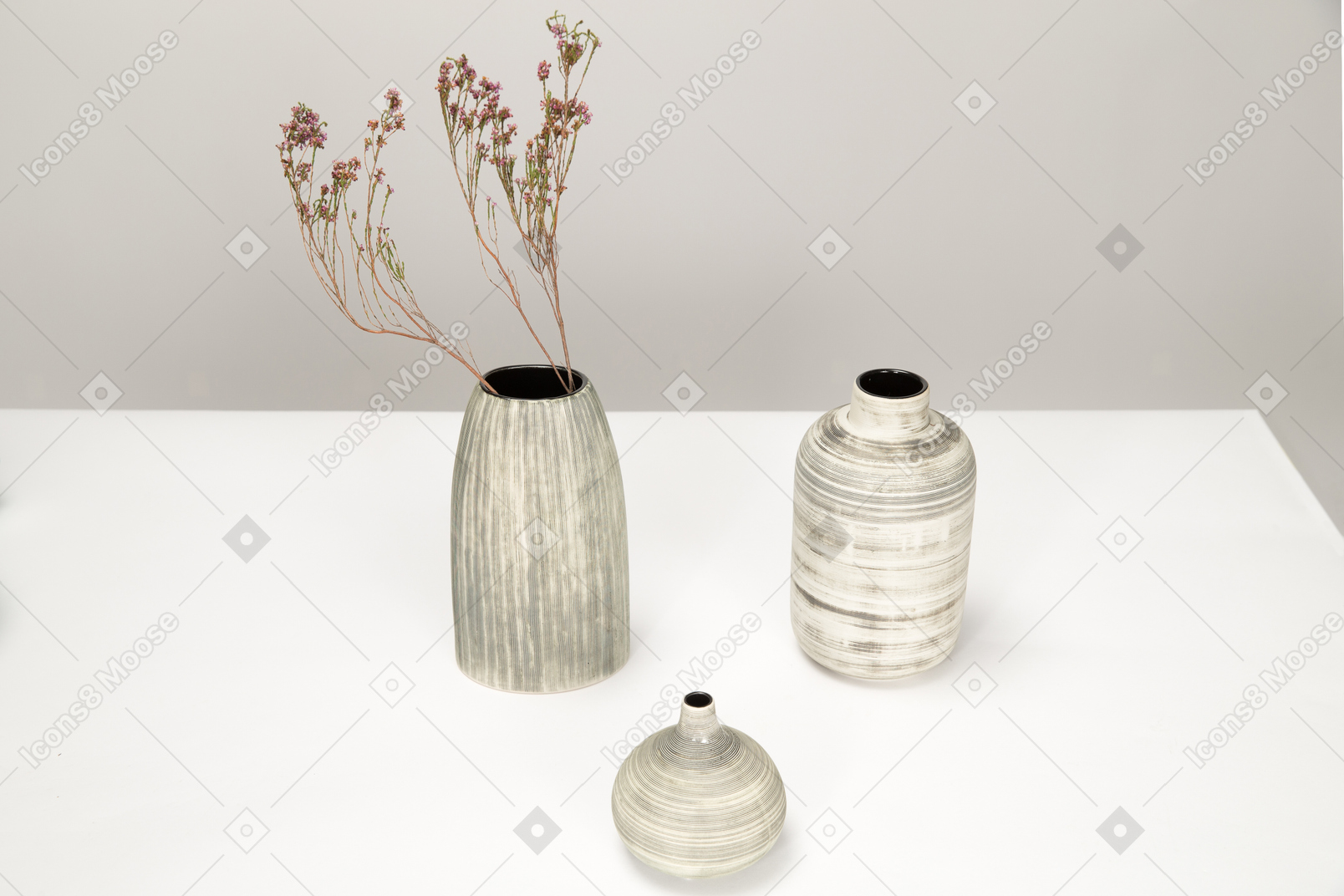 Beautiful vase on the table