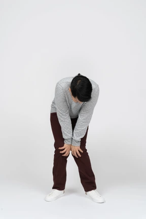 Man in casual clothes standing