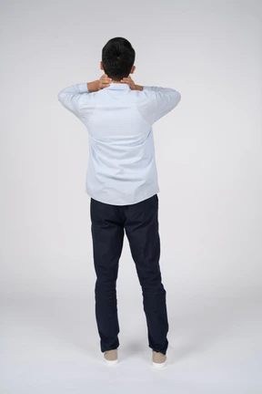 Man in casual clothes standing
