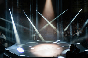 Lights on stage