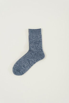 Chaussette gris chiné