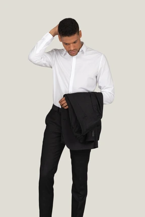 Good looking standing man