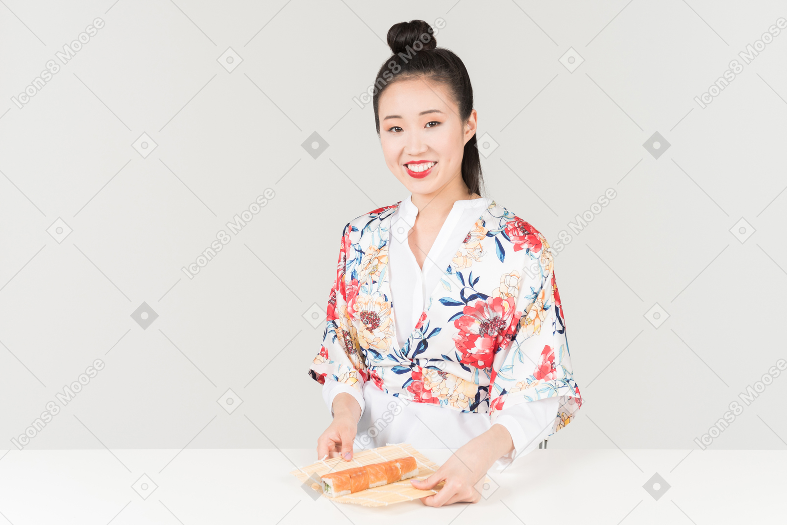本物の寿司が好きな人は？
