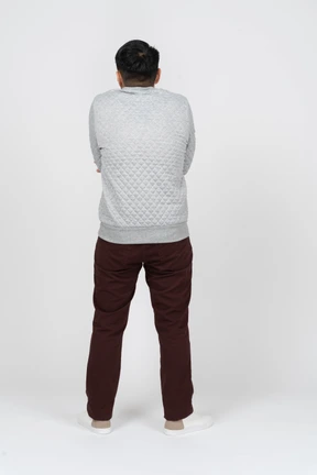 Man in casual clothes standing