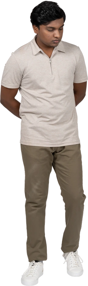 Man in casual clothes standing