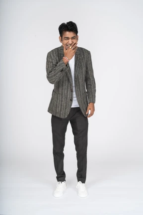 Man in suit standing
