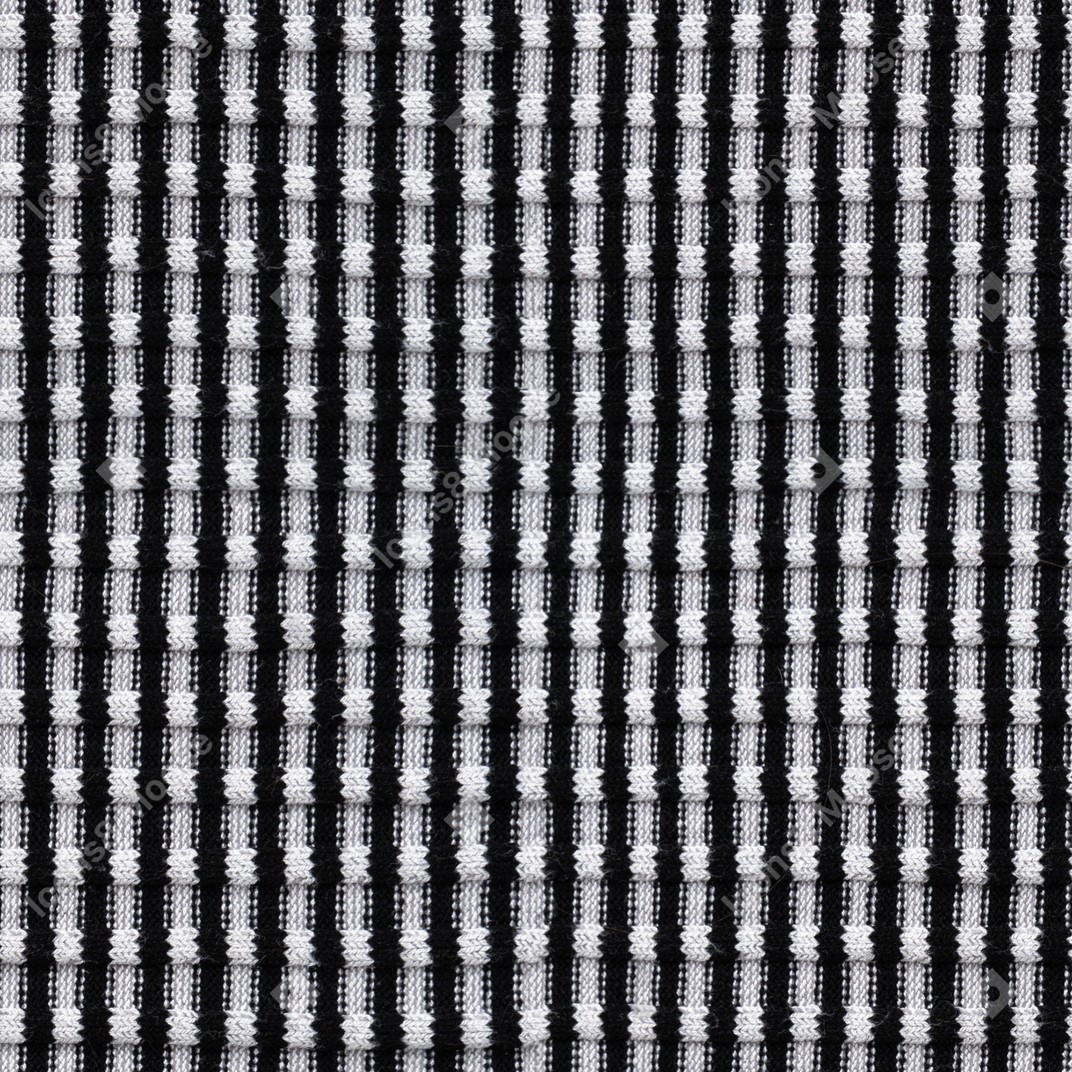 Woved black and white fabric texture