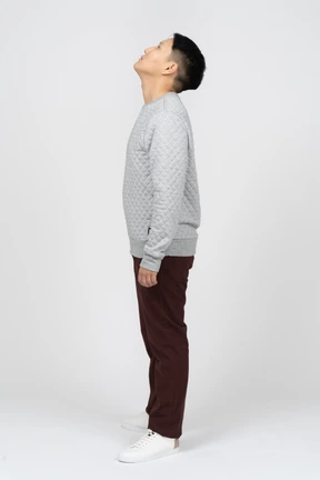 Man in casual clothes standing