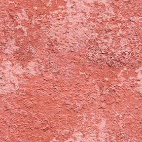 Concrete wall painted red