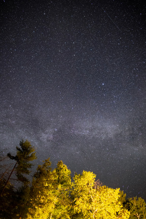 View of space from earth