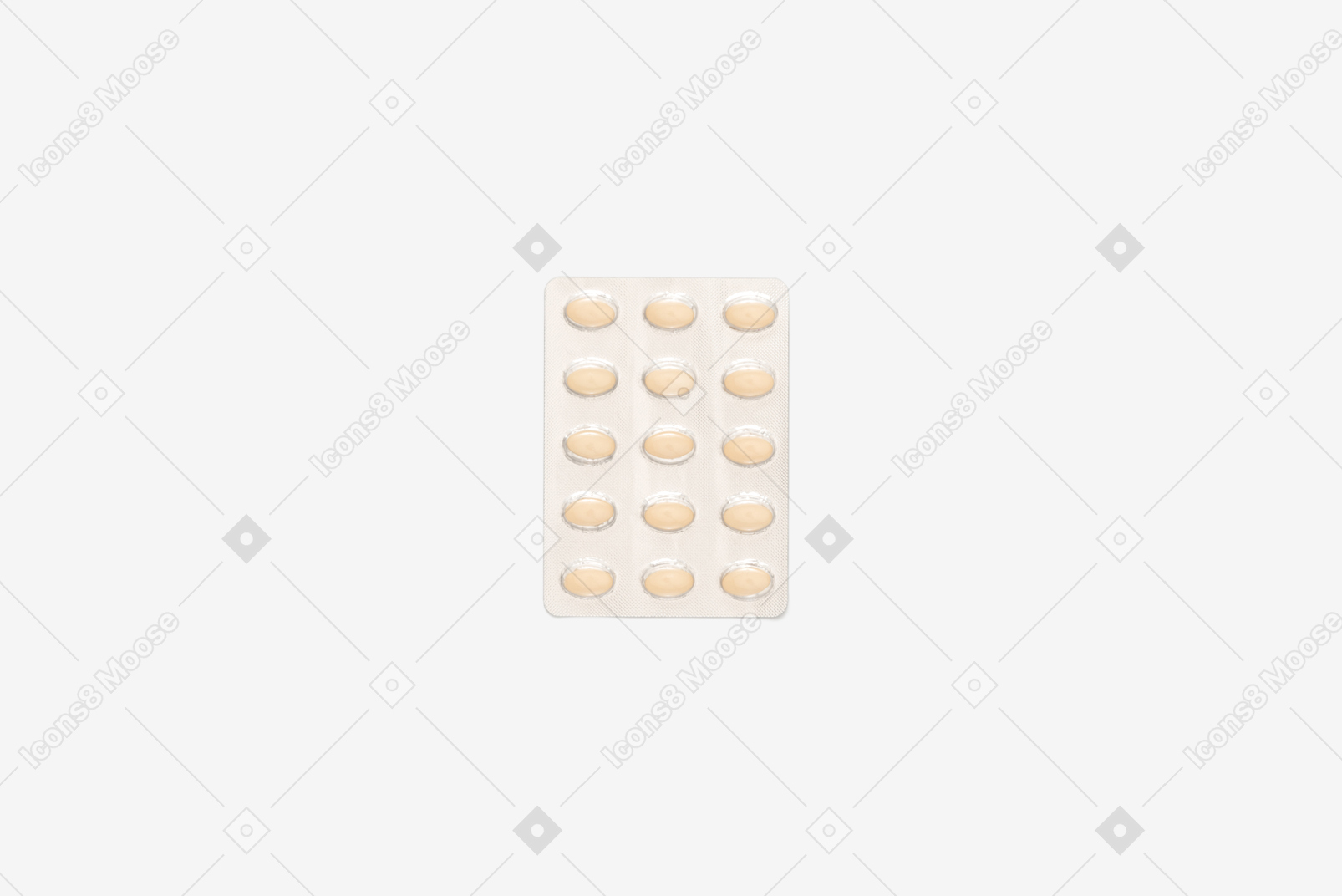 Blister of pills