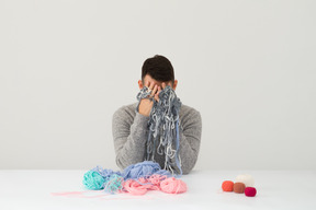 Get stuck in a tangled mess of yarn