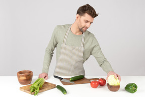 Dernièrement, je suis allé dans des plats sains légers