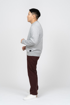 Man in casual clothes standing