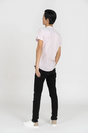 Man in casual clothes standing