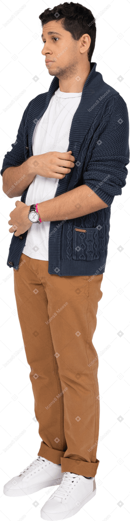 Man in casual clothes standing