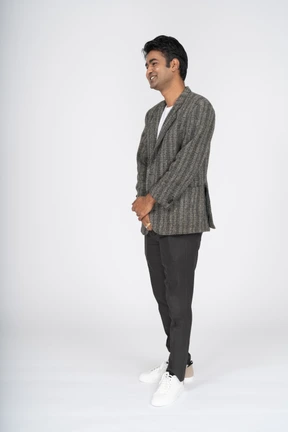 Man in suit standing