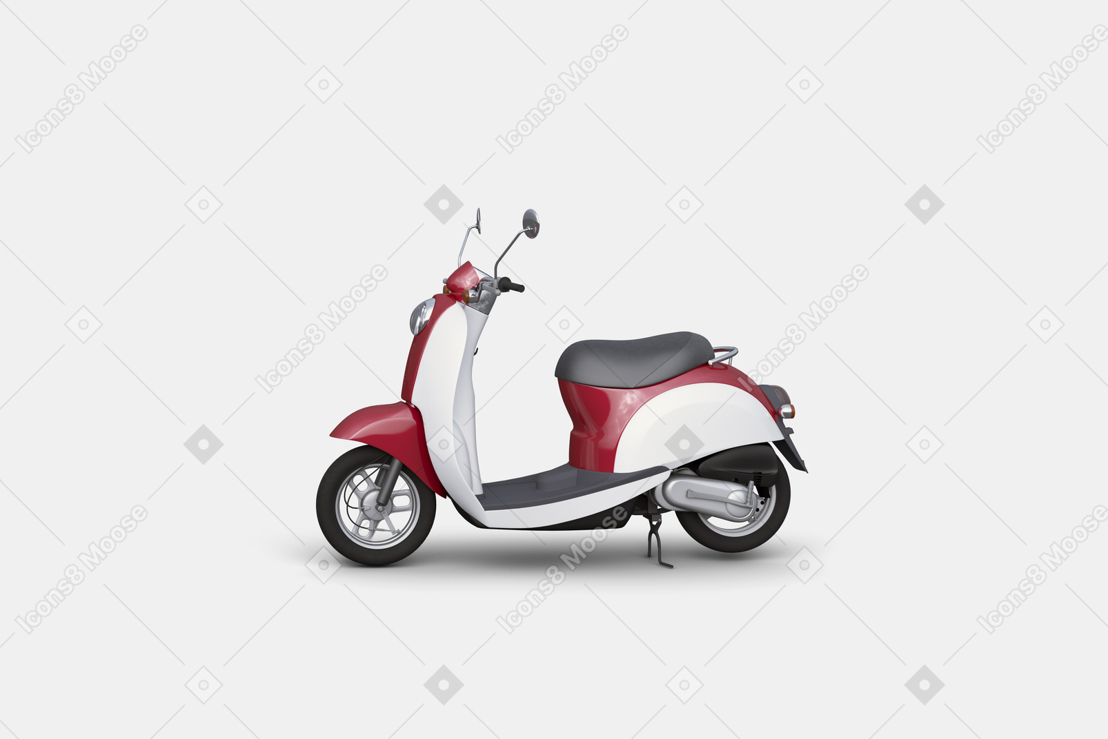Scooter vermelho