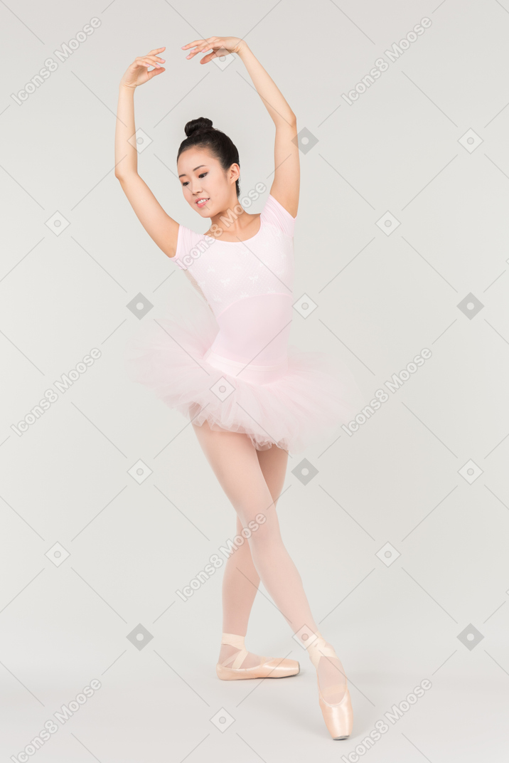 Diesen balletttanz zur perfektion bringen