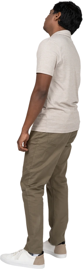 Man in casual clothes standing