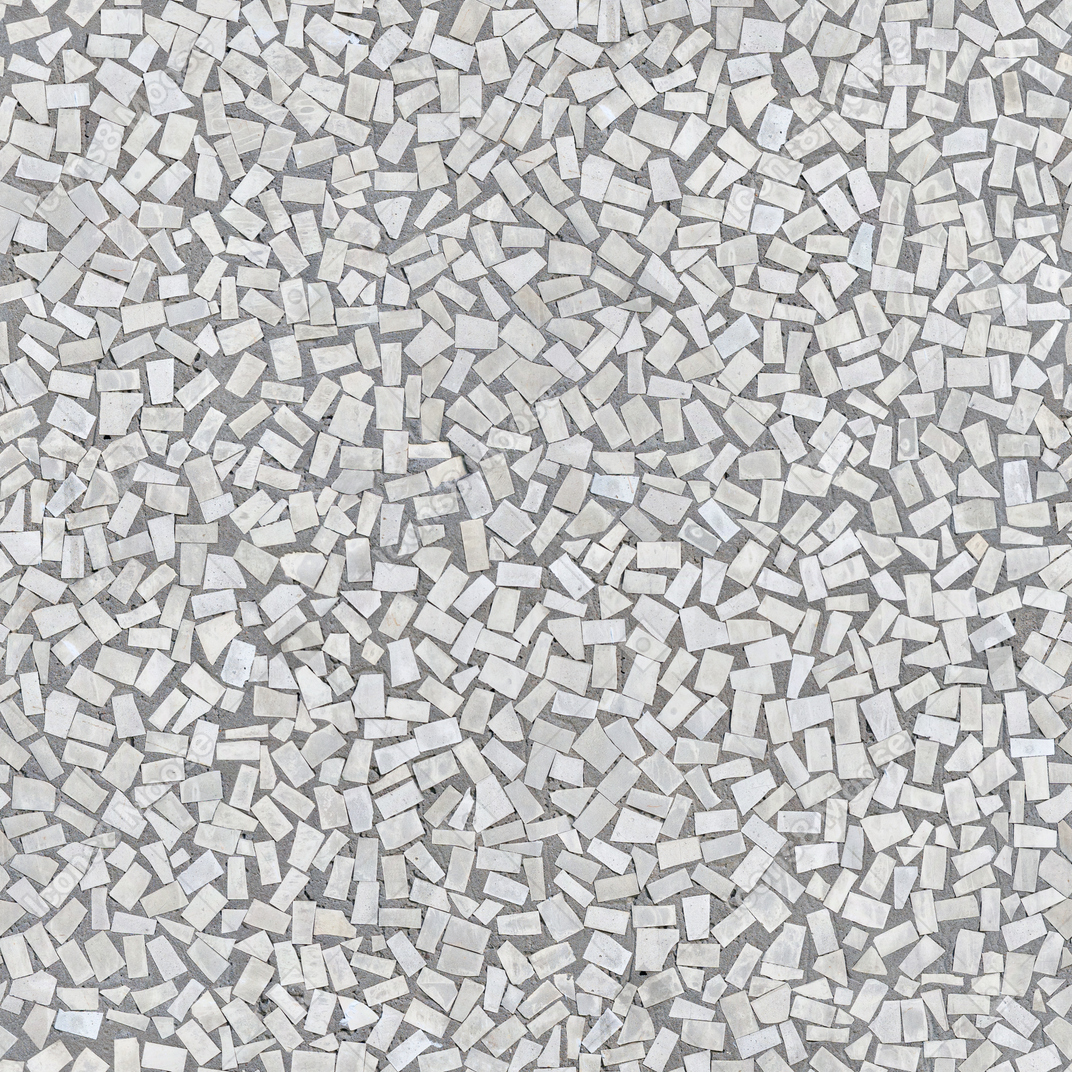 타일 텍스처와 회색 콘크리트 바닥