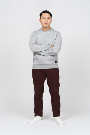 Man in casual clothes standing