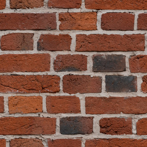 Texture de mur de briques rouges