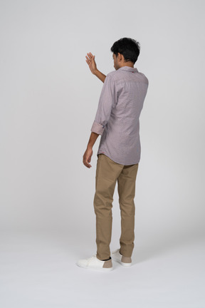 Man in casual clothes standing