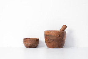 Rustic wooden bowl