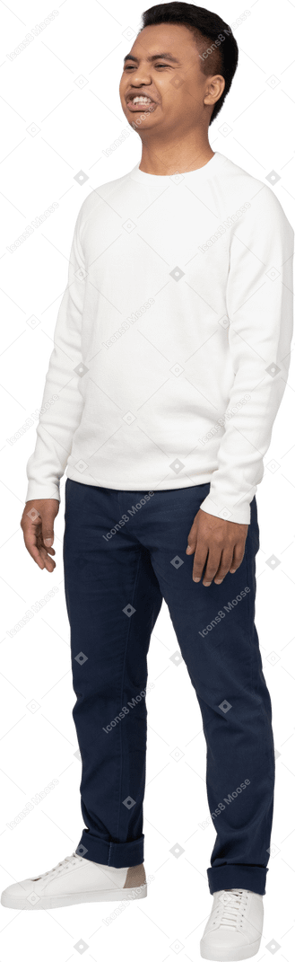 Man in casual clothes standing