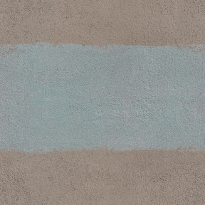 Painted plaster on concrete wall