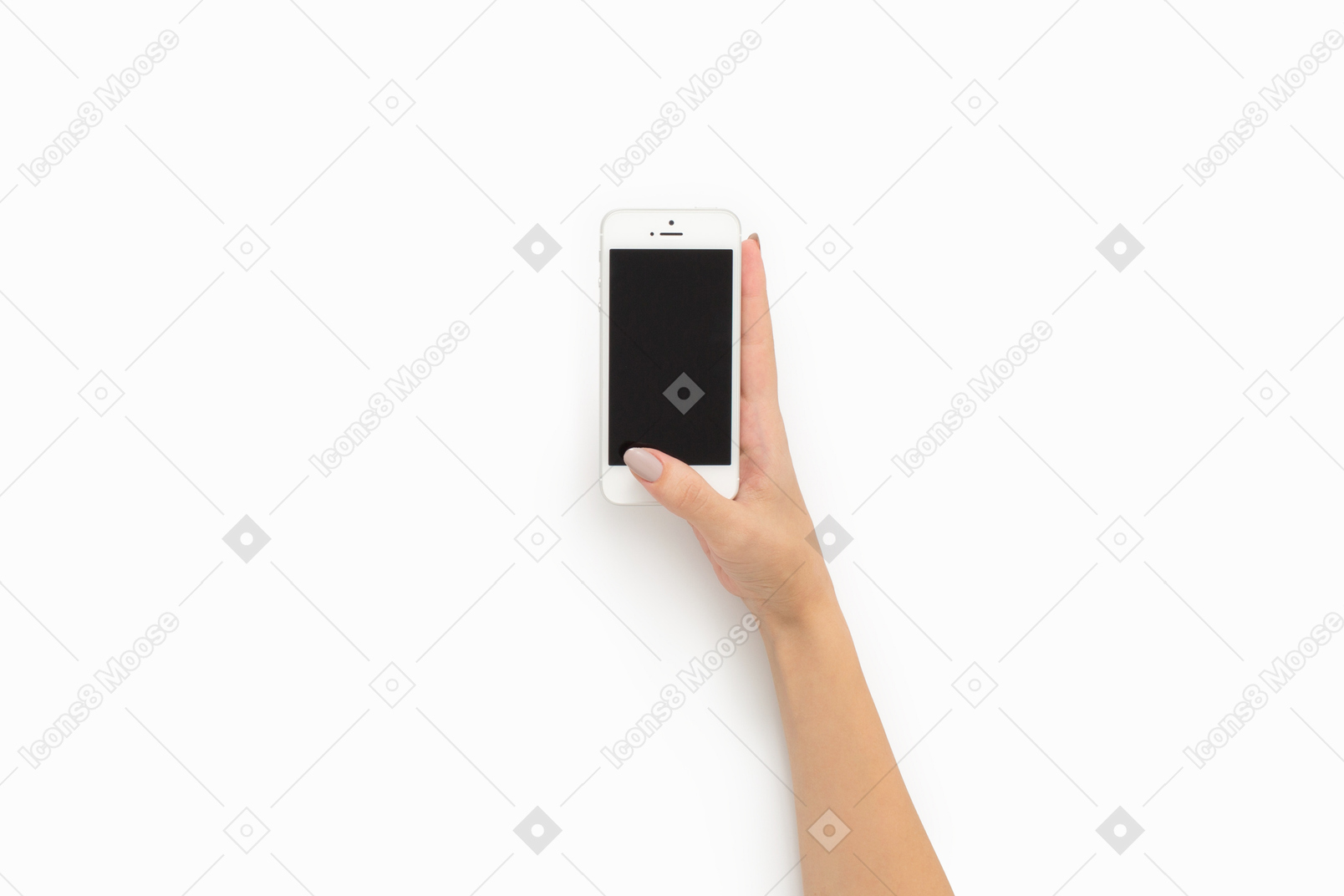 Determining the size of the smartphone