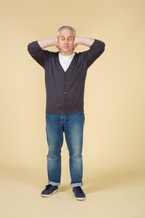 Man in casual clothes standing