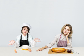 Cozinhar junto com a mãe não deu certo para mim