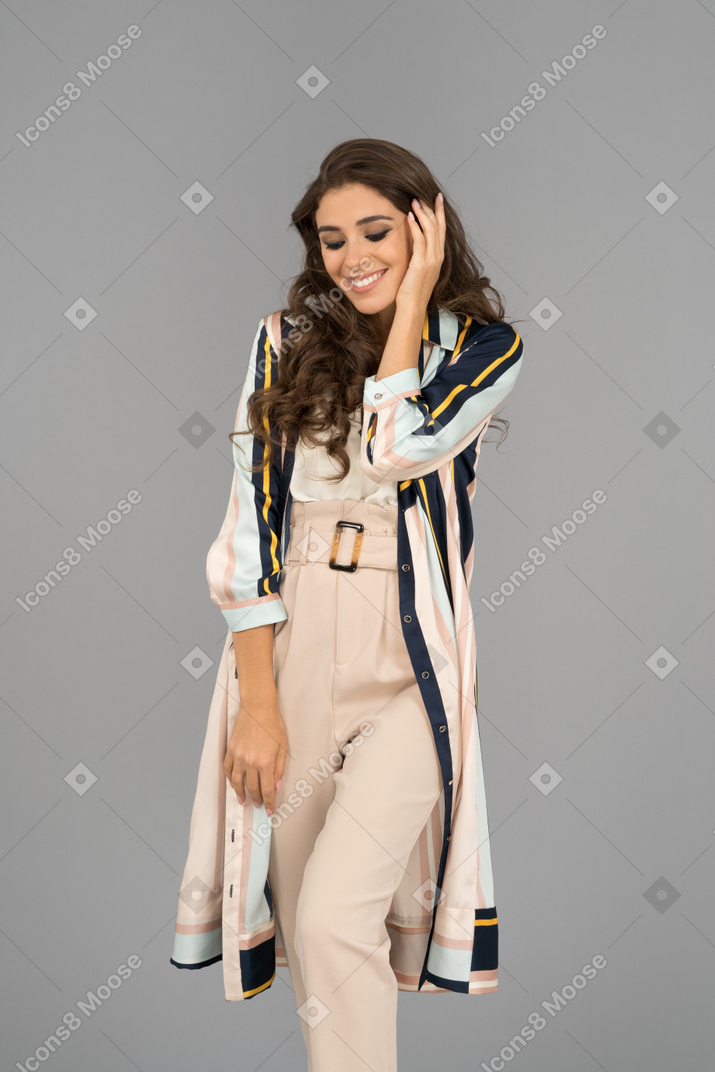 Smiling arab woman