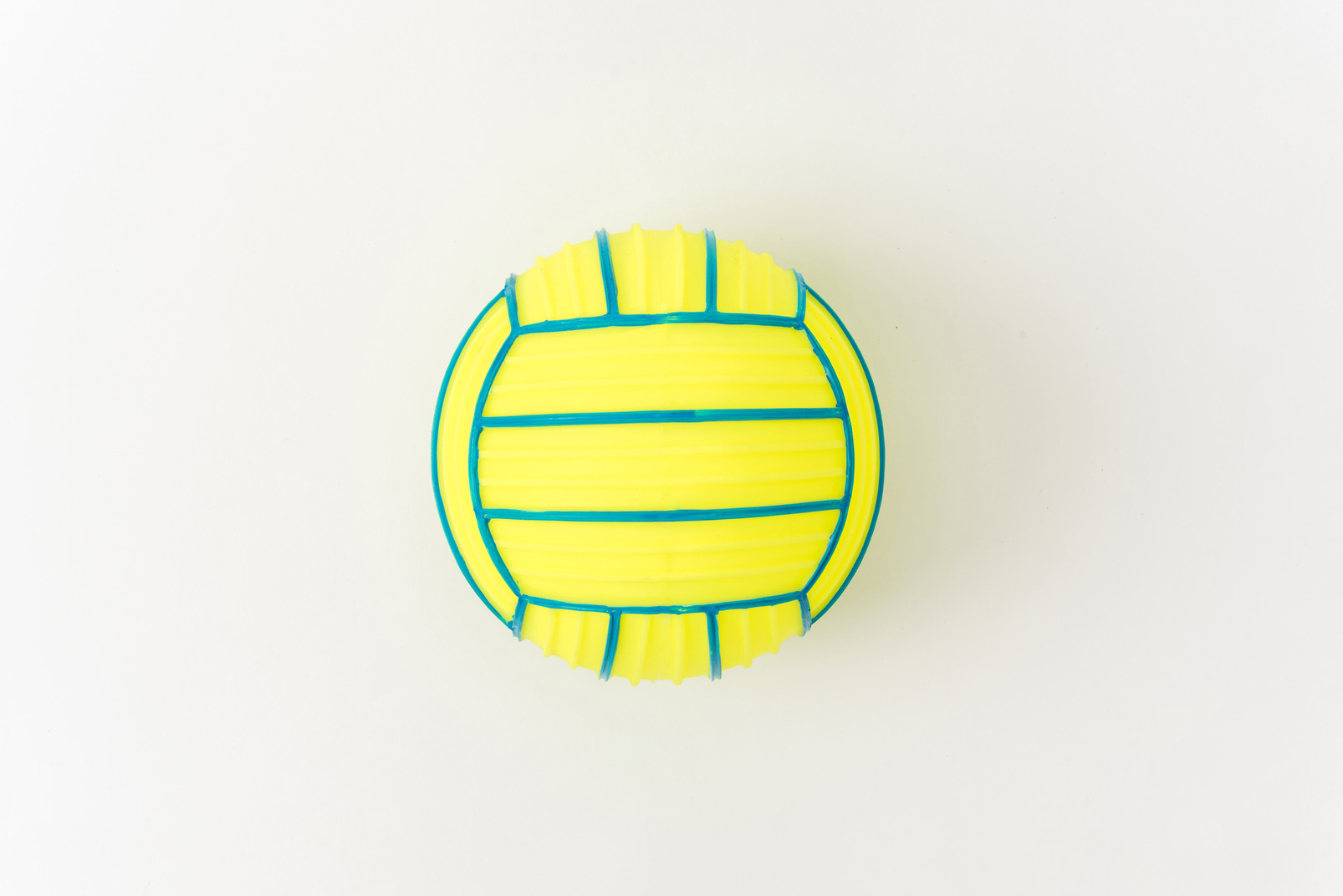 Colorfull volleyball ball on a white background